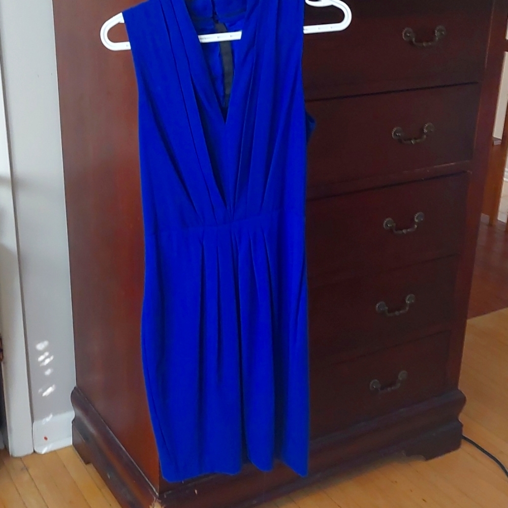 V-Neck Fitted Dress